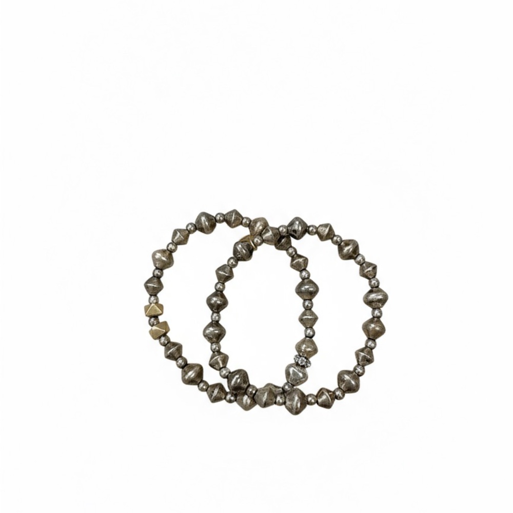 Stella & Dot Antique Golf Beaded Bracelet Set